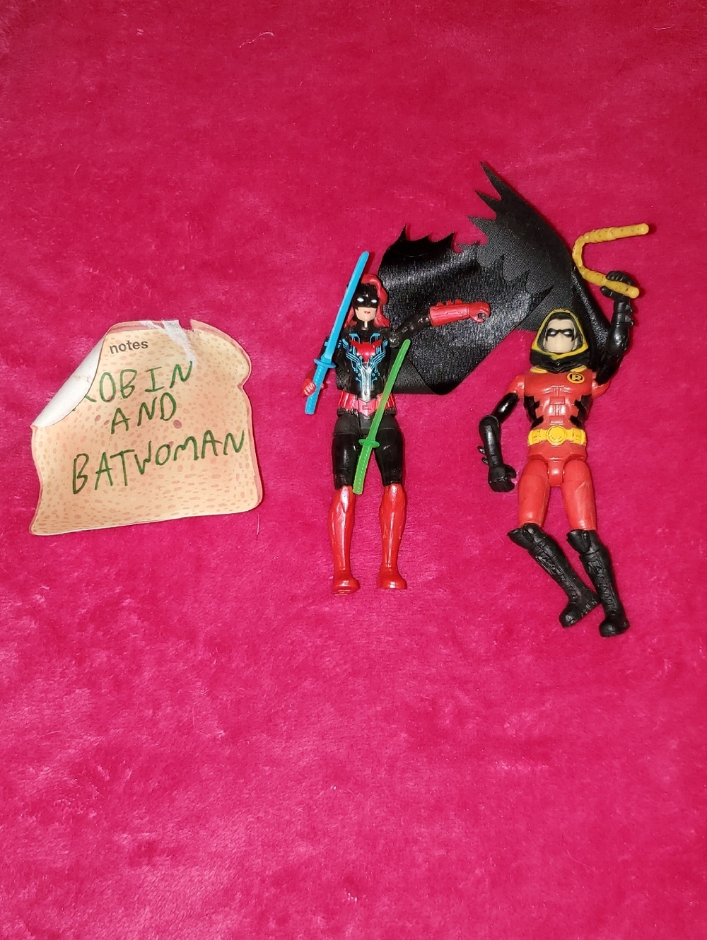 Spin Master DC Super Hero Girls Robin & Batwoman Action Figure Set - Red/Black